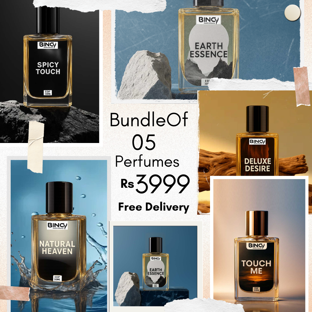 Bundle Of 5 Perfumes 30ML With Free Delivery
