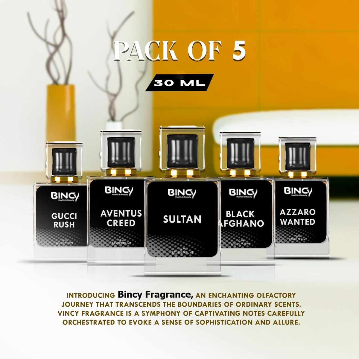 Bundle Of 4 Perfumes 50ML - vincy.pk