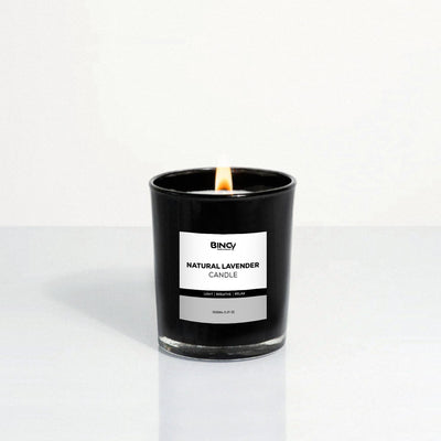 Natural Lavender  Scented Candle