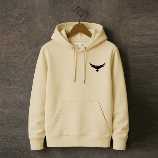 Export Branded Pullover Hoodie beige Color