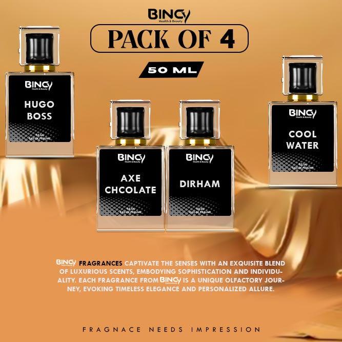 Bundle Of 4 Perfumes 50ML - Bincy.pk