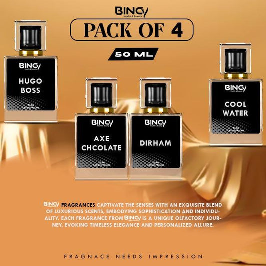 Bundle Of 4 Perfumes 50ML - Bincy.pk